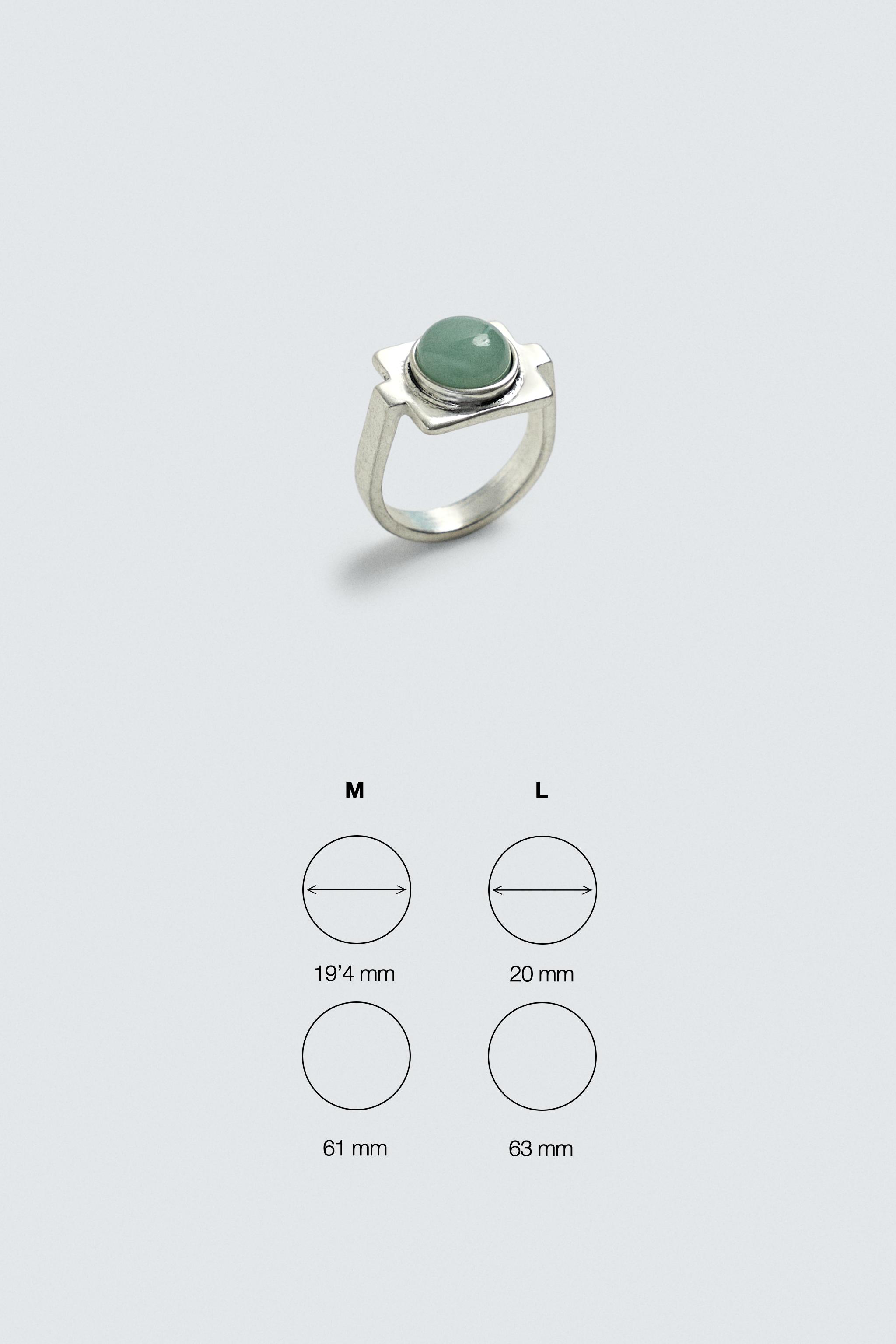 STONE SIGNET RING